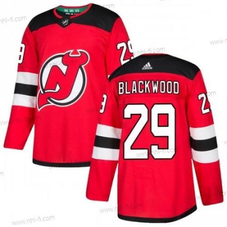 Adidas New Jersey Devils #29 Mackenzie Mustawood New Aito Mackenzie Wood Punainen Kotiottelu Paita – Miesten