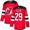 Adidas New Jersey Devils #29 Ryane Clowe Punainen Kotiottelu Aito Ommeltu NHL Paita – Miesten