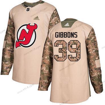 Adidas New Jersey Devils #39 Brian Gibbons Maastokuvio Aito 2017 Veterans Day Ommeltu NHL Paita – Miesten