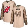 Adidas New Jersey Devils #44 Miles Wood Maastokuvio Aito 2017 Veterans Day Ommeltu NHL Paita – Miesten