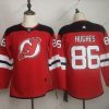 Adidas New Jersey Devils 86 Jack Hughes Punainen WoAdidas Paita – Miesten