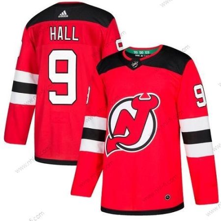 Adidas New Jersey Devils #9 Taylor Hall Punainen Kotiottelu Aito Ommeltu NHL Paita – Miesten