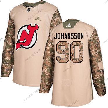 Adidas New Jersey Devils #90 Marcus Johansson Maastokuvio Aito 2017 Veterans Day Ommeltu NHL Paita – Miesten