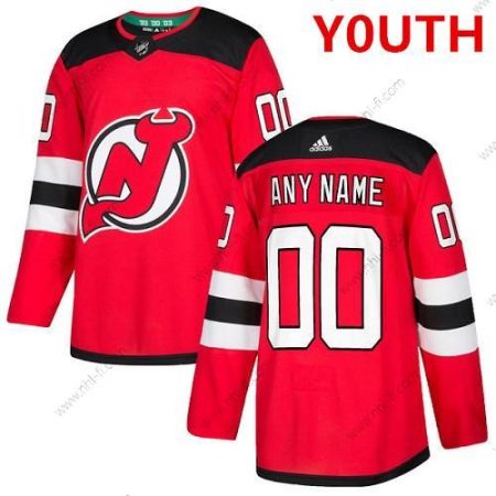 Adidas New Jersey Devils Räätälöidyt Aito Punainen Kotiottelu NHL Paita