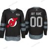 Adidas New Jersey Devils Räätälöidyt Musta 1917-2017 100th Vuosipäivä Ommeltu NHL Paita