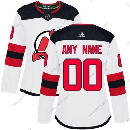 Adidas New Jersey Devils Räätälöidyt NHL Aito Valkoinen Paita – Naisten