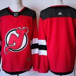 Adidas New Jersey Devils Tyhjä Punainen With Musta 2017-2018 Jääkiekko Ommeltu NHL Paita – Miesten