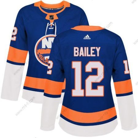 Adidas New York Islanders #12 Josh Bailey Royal Sininen Kotiottelu Aito Ommeltu NHL Paita – Naisten