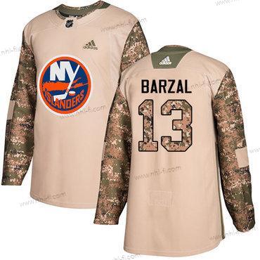 Adidas New York Islanders #13 Mathew Barzal Maastokuvio Aito 2017 Veterans Day Ommeltu NHL Paita – Miesten