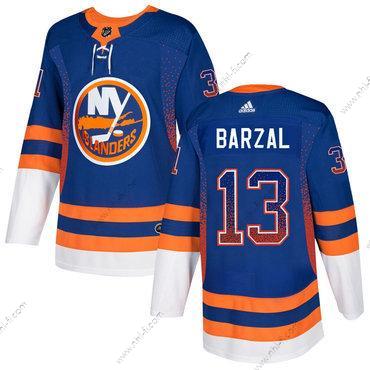 Adidas New York Islanders #13 Mathew Barzal Sininen Oranssi Royal Paita – Miesten