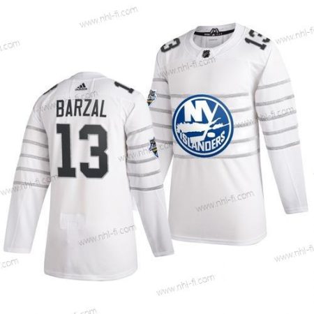 Adidas New York Islanders #13 Mathew Barzal Valkoinen 2020 NHL All-Star Game Paita – Miesten