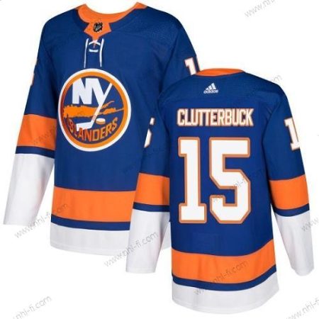 Adidas New York Islanders #15 Cal Clutterbuck Royal Sininen Kotiottelu Aito Ommeltu NHL Paita – Miesten