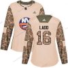 Adidas New York Islanders #16 Andrew Ladd Maastokuvio Aito 2017 Veterans Day Ommeltu NHL Paita – Naisten