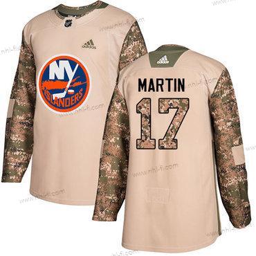 Adidas New York Islanders #17 Matt Martin Maastokuvio Aito 2017 Veterans Day Ommeltu NHL Paita – Miesten