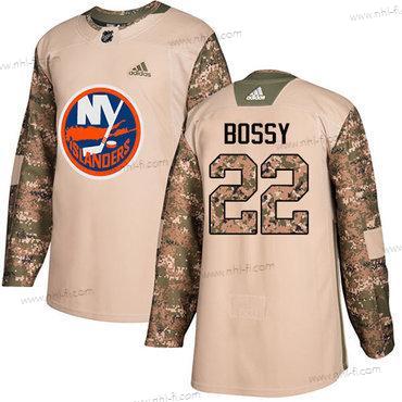 Adidas New York Islanders #22 Mike Bossy Maastokuvio Aito 2017 Veterans Day Ommeltu NHL Paita – Miesten