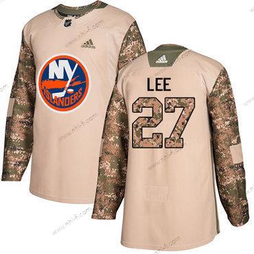 Adidas New York Islanders #27 Anders Lee Maastokuvio Aito 2017 Veterans Day Ommeltu NHL Paita – Miesten