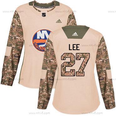 Adidas New York Islanders #27 Anders Lee Maastokuvio Aito 2017 Veterans Day Ommeltu NHL Paita – Naisten