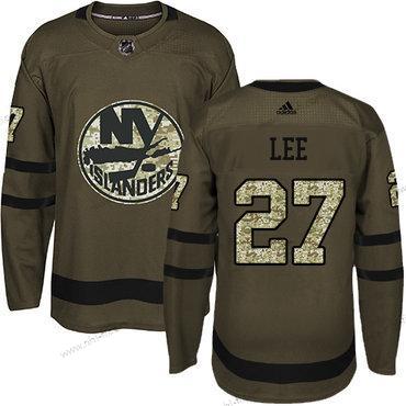 Adidas New York Islanders #27 Anders Lee Vihreä Salute to Service Ommeltu NHL Paita – Miesten