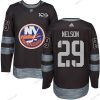 Adidas New York Islanders #29 Brock Nelson Musta 1917-2017 100th Vuosipäivä Ommeltu NHL Paita – Miesten