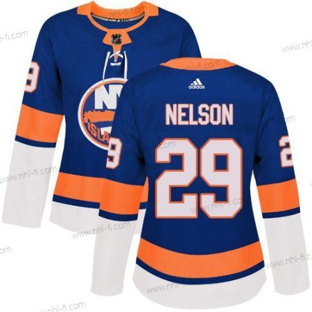 Adidas New York Islanders #29 Brock Nelson Royal Sininen Kotiottelu Aito Ommeltu NHL Paita – Naisten