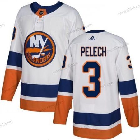 Adidas New York Islanders #3 Adam Pelech Valkoinen Kolmas Aito Ommeltu NHL Paita – Miesten