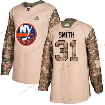 Adidas New York Islanders #31 Billy Smith Maastokuvio Aito 2017 Veterans Day Ommeltu NHL Paita – Miesten