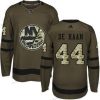 Adidas New York Islanders #44 Calvin De Haan Vihreä Salute to Service Ommeltu NHL Paita – Miesten