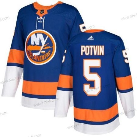 Adidas New York Islanders #5 Denis Potvin Royal Sininen Kotiottelu Aito Ommeltu NHL Paita – Miesten