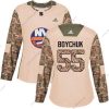 Adidas New York Islanders #55 Johnny Boychuk Maastokuvio Aito 2017 Veterans Day Ommeltu NHL Paita – Naisten