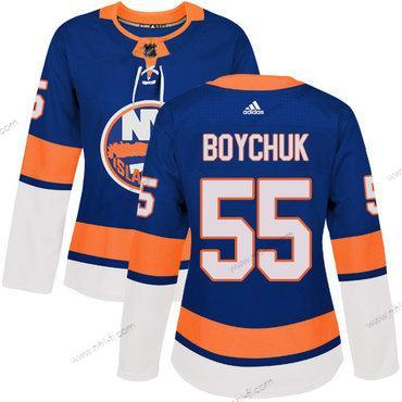 Adidas New York Islanders #55 Johnny Boychuk Royal Sininen Kotiottelu Aito Ommeltu NHL Paita – Naisten