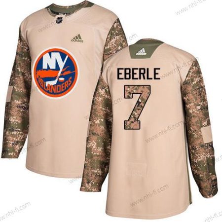 Adidas New York Islanders #7 Jordan Eberle Maastokuvio Aito 2017 Veterans Day Ommeltu NHL Paita – Miesten