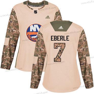 Adidas New York Islanders #7 Jordan Eberle Maastokuvio Aito 2017 Veterans Day Ommeltu NHL Paita – Naisten