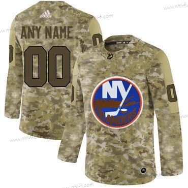 Adidas New York Islanders Räätälöidyt Maastokuvio Paita – Miesten