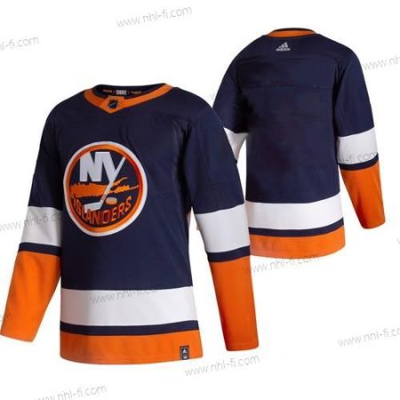 Adidas New York Islanders Tyhjä Laivastonsininen Sininen 2020-21 Käänteinen Retro Vaihtopaita NHL Paita – Miesten