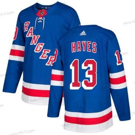 Adidas New York Rangers #13 Kevin Hayes Royal Sininen Kotiottelu Aito Ommeltu NHL Paita – Miesten