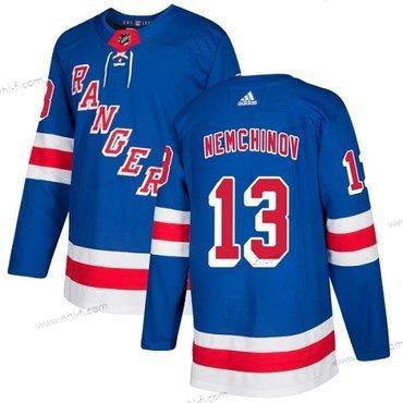 Adidas New York Rangers #13 Sergei Nemchinov Royal Sininen Kotiottelu Aito Ommeltu NHL Paita – Miesten