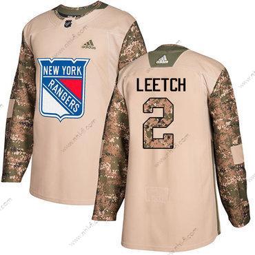 Adidas New York Rangers #2 Brian Leetch Maastokuvio Aito 2017 Veterans Day Ommeltu NHL Paita – Miesten