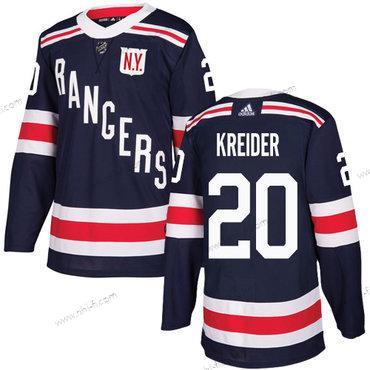 Adidas New York Rangers #20 Chris Kreider Laivastonsininen Sininen Aito 2018 Talvi Klassinen Ommeltu NHL Paita – Miesten