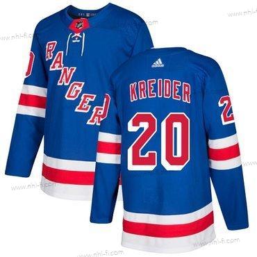 Adidas New York Rangers #20 Chris Kreider Royal Sininen Kotiottelu Aito Ommeltu NHL Paita – Miesten