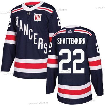 Adidas New York Rangers #22 Kevin Shattenkirk Laivastonsininen Sininen Aito 2018 Talvi Klassinen Ommeltu NHL Paita – Miesten