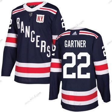 Adidas New York Rangers #22 Mike Gartner Laivastonsininen Sininen Aito 2018 Talvi Klassinen Ommeltu NHL Paita – Miesten