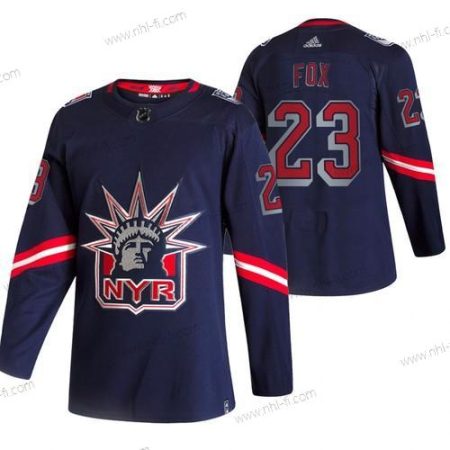 Adidas New York Rangers #23 Adam Fox Laivastonsininen 2020-21 Käänteinen Retro Vaihtopaita NHL Paita – Miesten