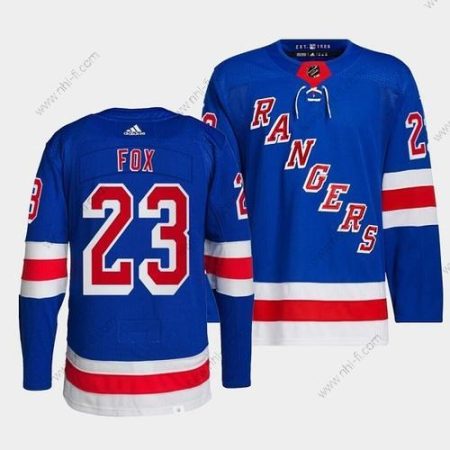 Adidas New York Rangers #23 Adam Fox Royal Sininen Ommeltu Paita – Miesten