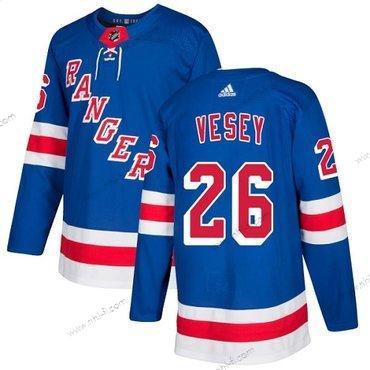 Adidas New York Rangers #26 Jimmy Vesey Royal Sininen Kotiottelu Aito Ommeltu NHL Paita – Miesten