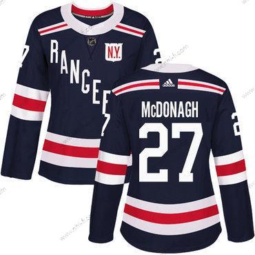 Adidas New York Rangers #27 Ryan Mcdonagh Laivastonsininen Sininen Aito 2018 Talvi Klassinen Ommeltu NHL Paita – Naisten