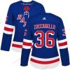 Adidas New York Rangers #36 Mats Zuccarello Royal Sininen Kotiottelu Aito Ommeltu NHL Paita – Naisten