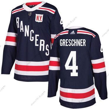 Adidas New York Rangers #4 Ron Greschner Laivastonsininen Sininen Aito 2018 Talvi Klassinen Ommeltu NHL Paita – Miesten