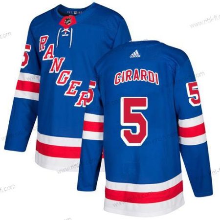 Adidas New York Rangers #5 Dan Girardi Royal Sininen Kotiottelu Aito Ommeltu NHL Paita – Miesten