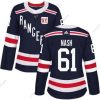 Adidas New York Rangers #61 Rick Nash Laivastonsininen Sininen Aito 2018 Talvi Klassinen Ommeltu NHL Paita – Naisten