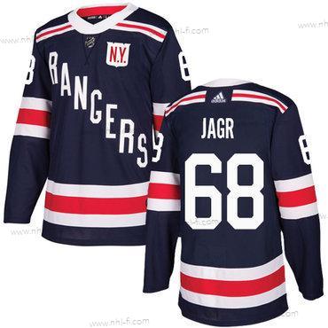 Adidas New York Rangers #68 Jaromir Jagr Laivastonsininen Sininen Aito 2018 Talvi Klassinen Ommeltu NHL Paita – Miesten